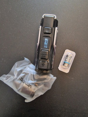 Voopoo Argus Mini vape μεταχειρισμένο, μπαταρία 1500mAh, 5-40W, νέο pod και coil