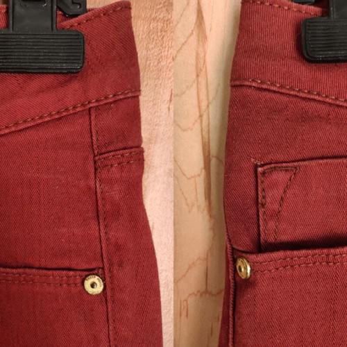 Tally Weijl brick red denim shorts used, size 40
