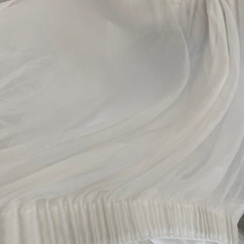 White voile curtains, 3 extra large pieces, high quality