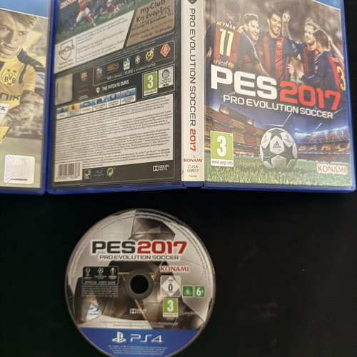 2017 Sports Game Set for PlayStation 4 like new, FIFA 17, PES 2017, NBA 2K17