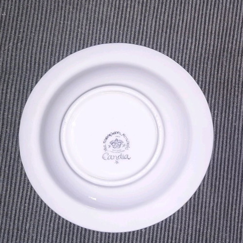 Ashtrays used (2) Papastratos Assos porcelain New Minoan Candia porcelain