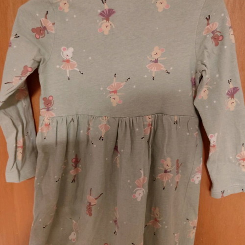 H&M dress like new, 98/104 cm, green