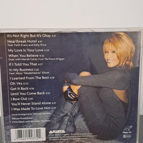 Whitney Houston My Love Is Your Love 2 CD used, R&B / Soul