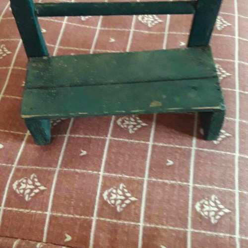 Wooden bench used handmade suitable for children's play