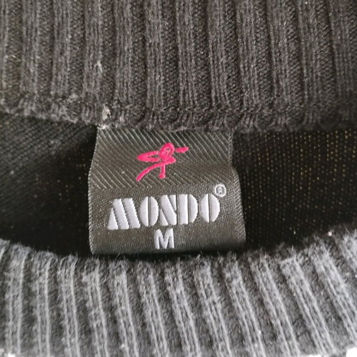Mondo men's sweater used, size M, black and white