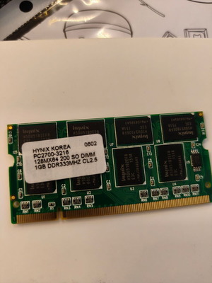 Hynix 1GB DDR333 SO-DIMM Laptop RAM like new