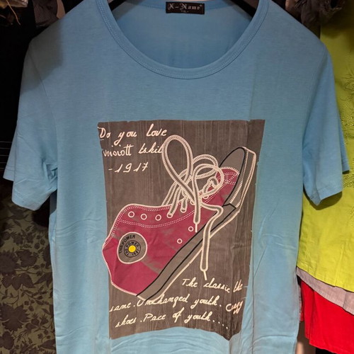 T-shirt Sneaker Power 1917 by X-Name used, blue, medium