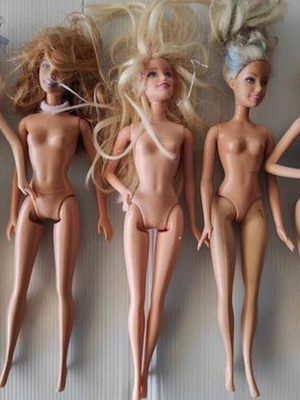 Barbie κούκλες μεταχειρισμένες χωρίς ρούχα, πακέτο 57 τεμαχίων
