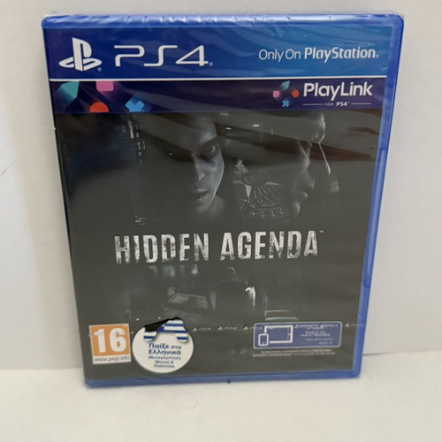 Hidden Agenda PS4 new, Greek edition, sealed