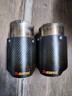 Akrapovic Carbon Fiber Pipe Exhaust Tip μεταχειρισμένα, εξωστ Τιπ ανθρακόνημα
