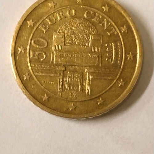 Collector coin 50 euro cents used