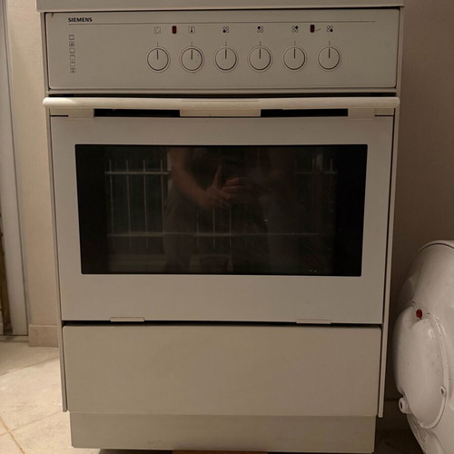 Enamel kitchen stove used