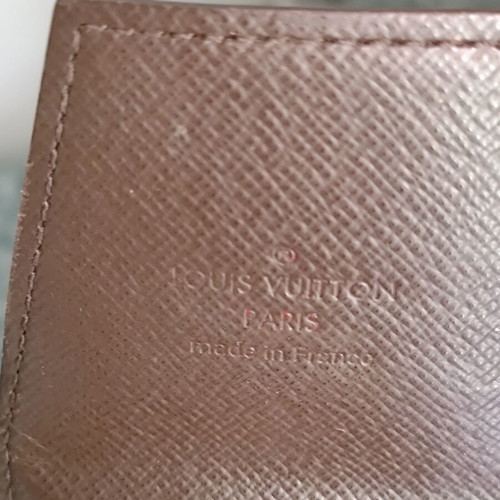 Louis Vuitton vintage damier canvas small case like new, brown