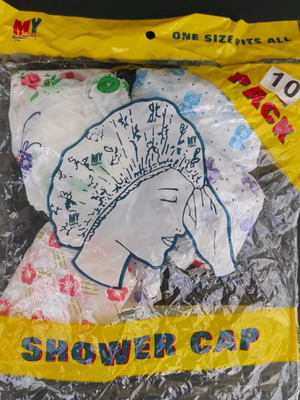 Shower caps disposable, pack of 10