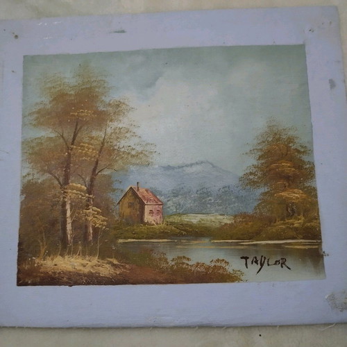 Oil painting on canvas like new, landscape 25x20