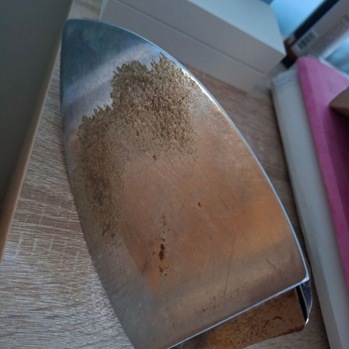 Beurer vintage electric iron used with wear on plate and cord