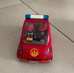 Playmobil three fire trucks used in excellent condition