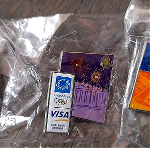 Συλλεκτικά pins Ολυμπιακων αγώνων Αθήνα 2004