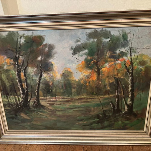 Painting by Dora Bouki signed, dimensions 80x60