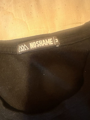 No Shame men's T-shirt black size M, like new