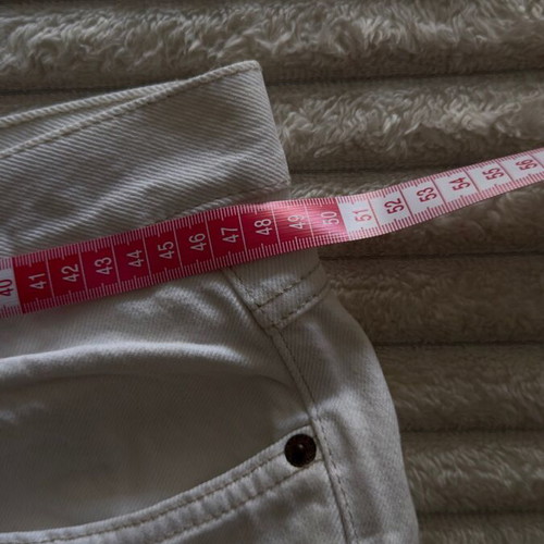 Men's white Zara jeans like new, balloon fit, size XL