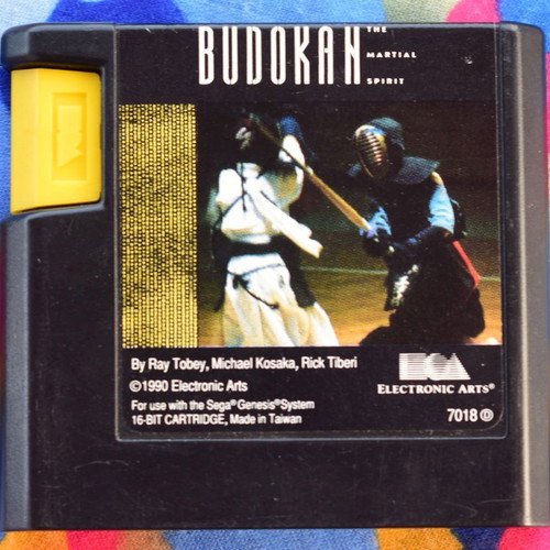 Budokan: The Martial Spirit Sega Mega Drive game used