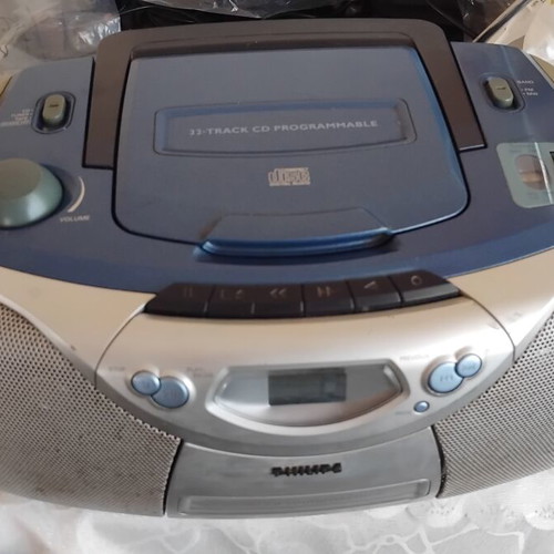 Philips AZ1004 CD Soundmachine portable radio-CD cassette player, for repair