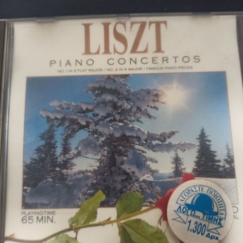 Liszt Piano Concertos CD like new, rare from 1990