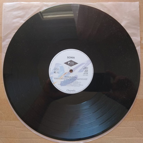 Sonia Everybody Knows LP near mint, pop