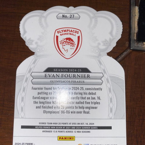 Evan Fournier No. 27 Crown Royale Season 2024-25 like new