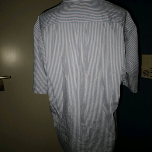 Oxford Company shirt size L like new, white and blue