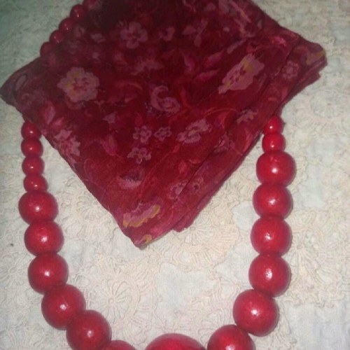 Artesiana Mexicana ethnic necklace and scarf new