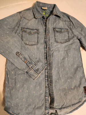Zara kids denim shirt like new, 11-12 years, blue