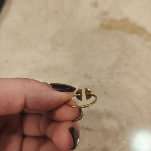 Ethnasia ring new, gold color