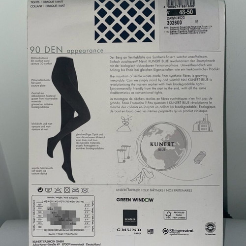 Kunert Blue XXL Tights new, opaque and matt