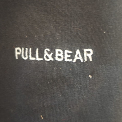 Ανδρικό παντελόνι μακρύ Pull & Bear μέγεθος M σαν καινούργιο, μαύρο