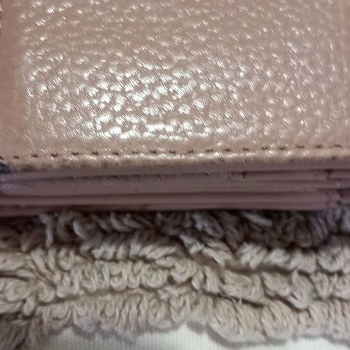 Ted Baker wallet used, beige with wear and non-working clasp
