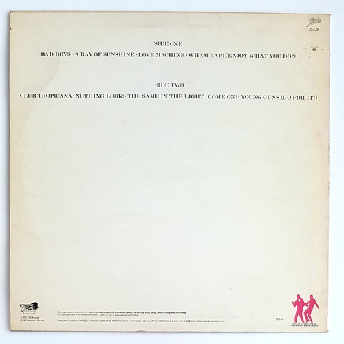 Wham! Fantastic vinyl record first edition 1983 like new