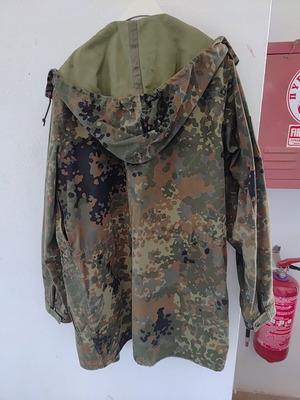German Army Jacket Medium used, flecktarn camouflage