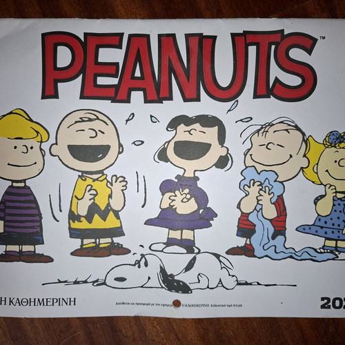 Peanuts Charlie Brown 2023 calendar used