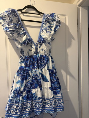 Camilla dress new collection 2026 size L blue like new