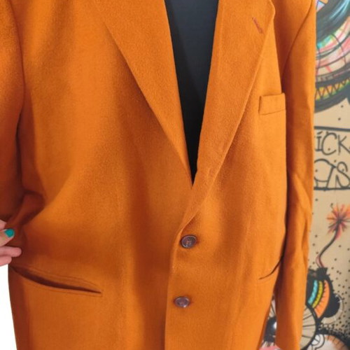 Men's wool jacket, cinnamon color, size M