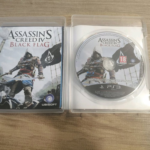 Assassin's Creed IV Black Flag PS3 game used, Greek edition