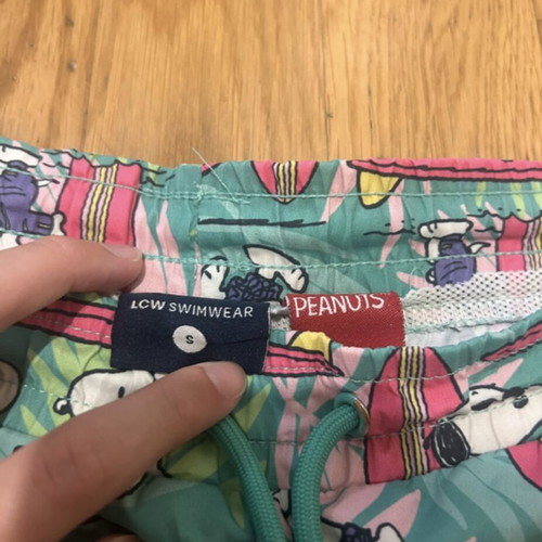 Snoopy swim shorts like new, colorful, size S