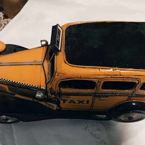 1933 Checker Model T Taxi Cab metal miniature