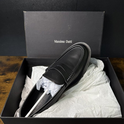 Massimo Dutti loafers, men's, size 44, black