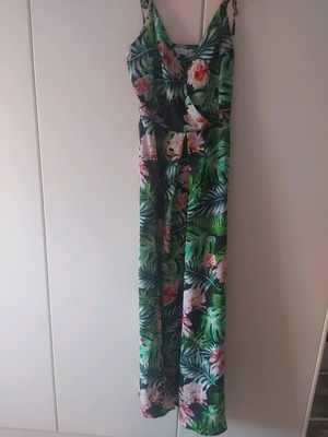 Maxi floral dress like new, multicolor, size S