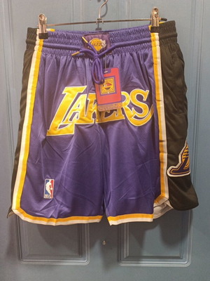 NBA Lakers shorts new, authentic