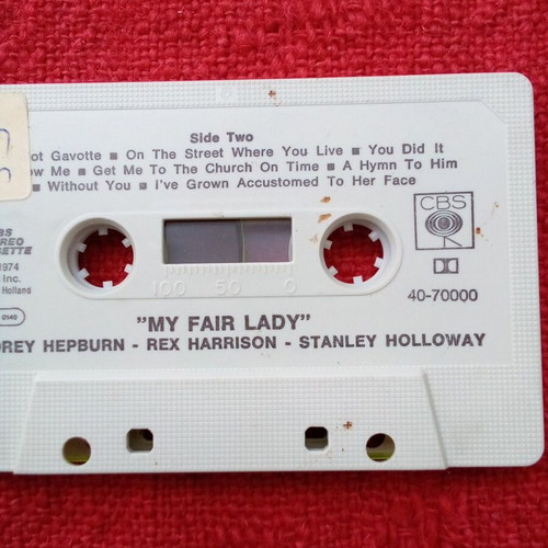 My Fair Lady soundtrack music cassette used without case