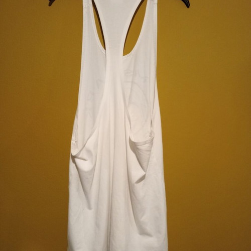 Gymshark sleeveless fitness t-shirt M, like new, white